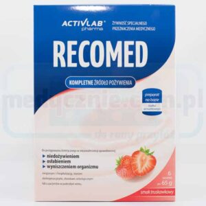 RecoMed koktail odżywczy truskawka 65g 1szt